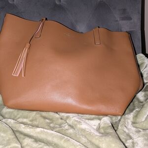 Brown Leather Tote Bag
